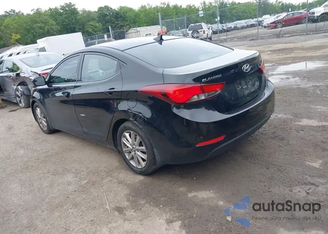 2015 Hyundai Elantra Se from USA, damaged, VIN 5NPDH4AE0FH593401